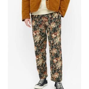 Drôle de Monsieur Floral Tapestry Treasure Pant Relaxed Fit Streetwear  XL